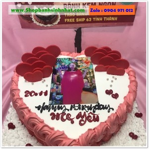 Bánh Sinh Nhật In Hình Ảnh - H552